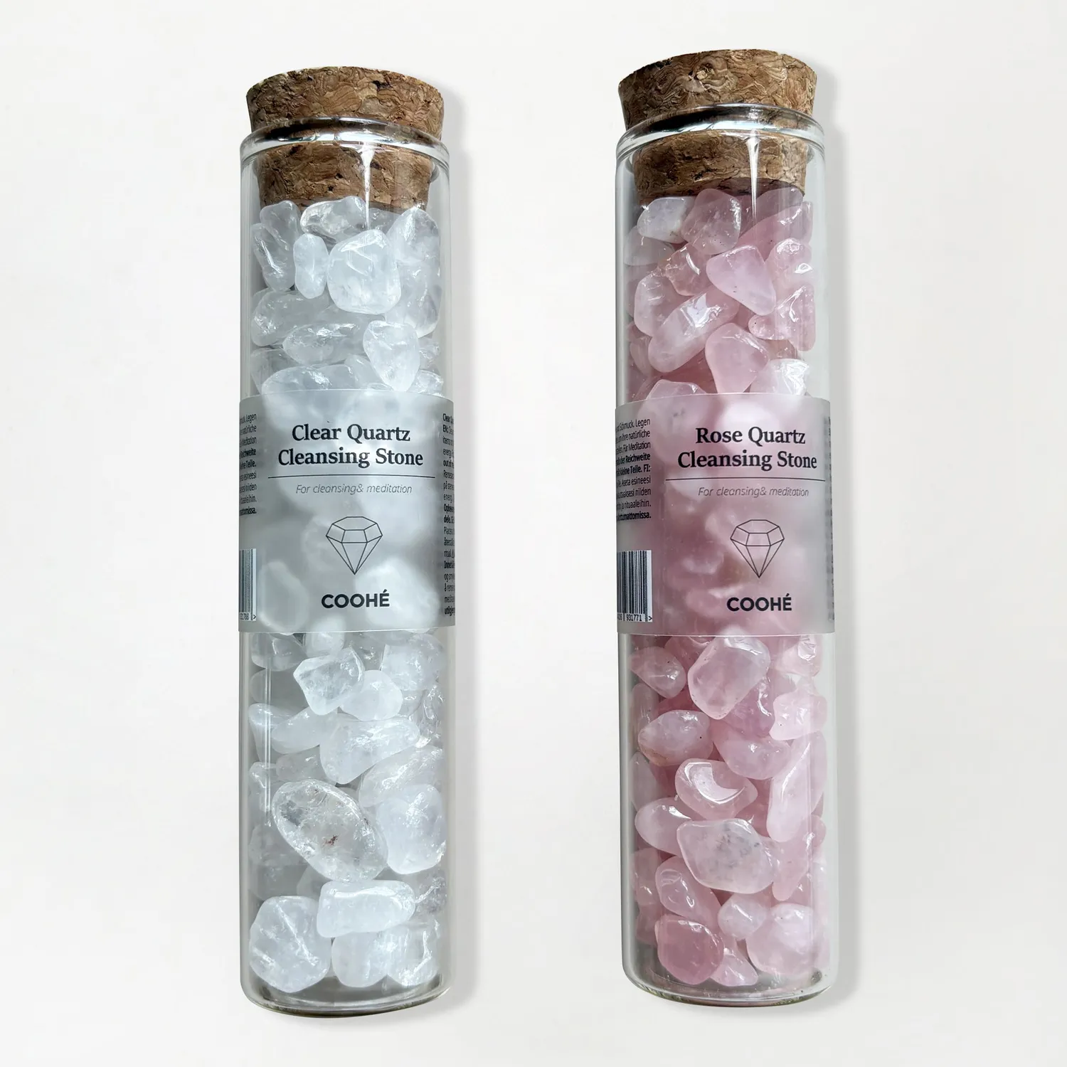 COOHÉ Rose Quartz Cleansing Stone rosenkvarts