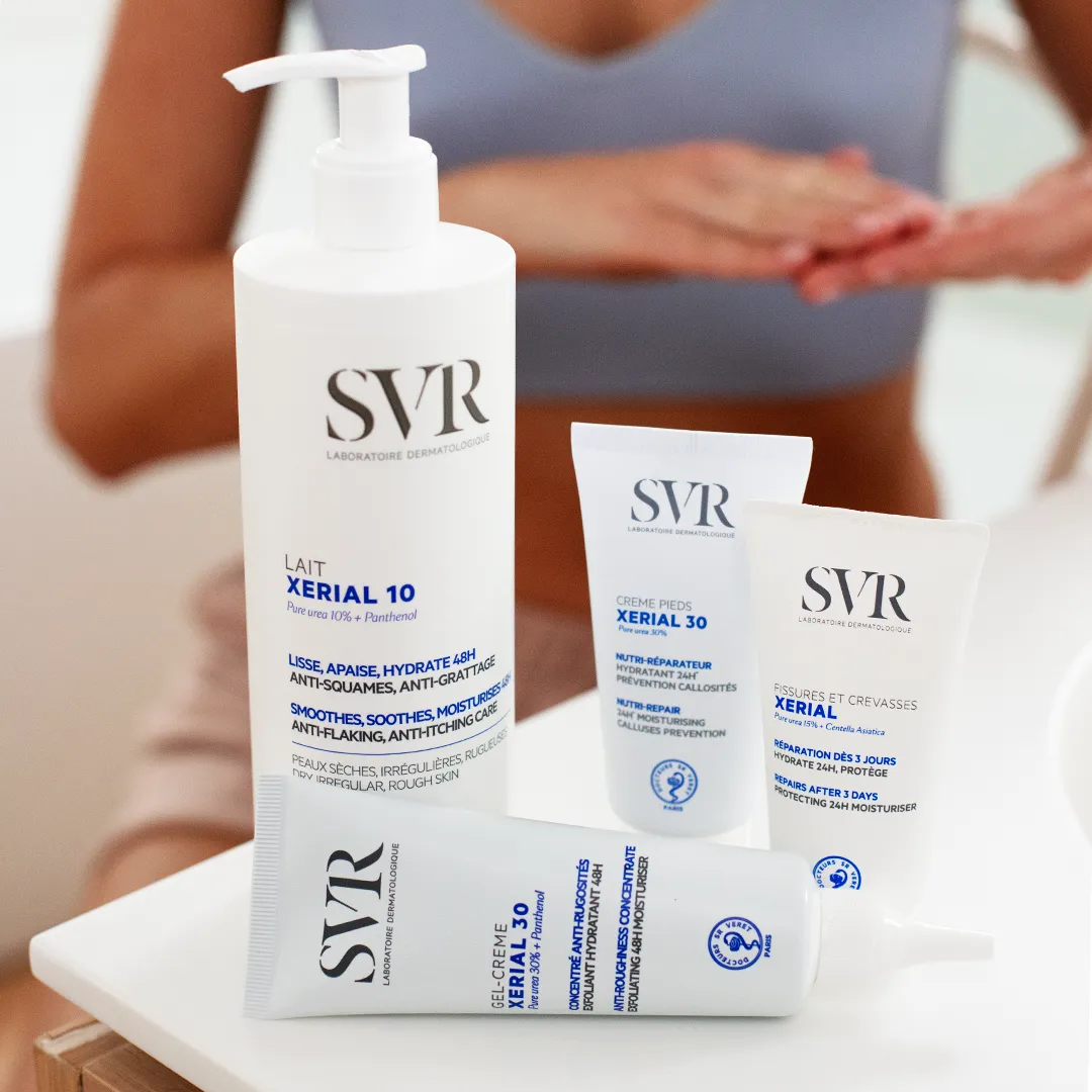 SVR Xerial Gel Lavant Peeling duschtvål 400 ml exfolierande