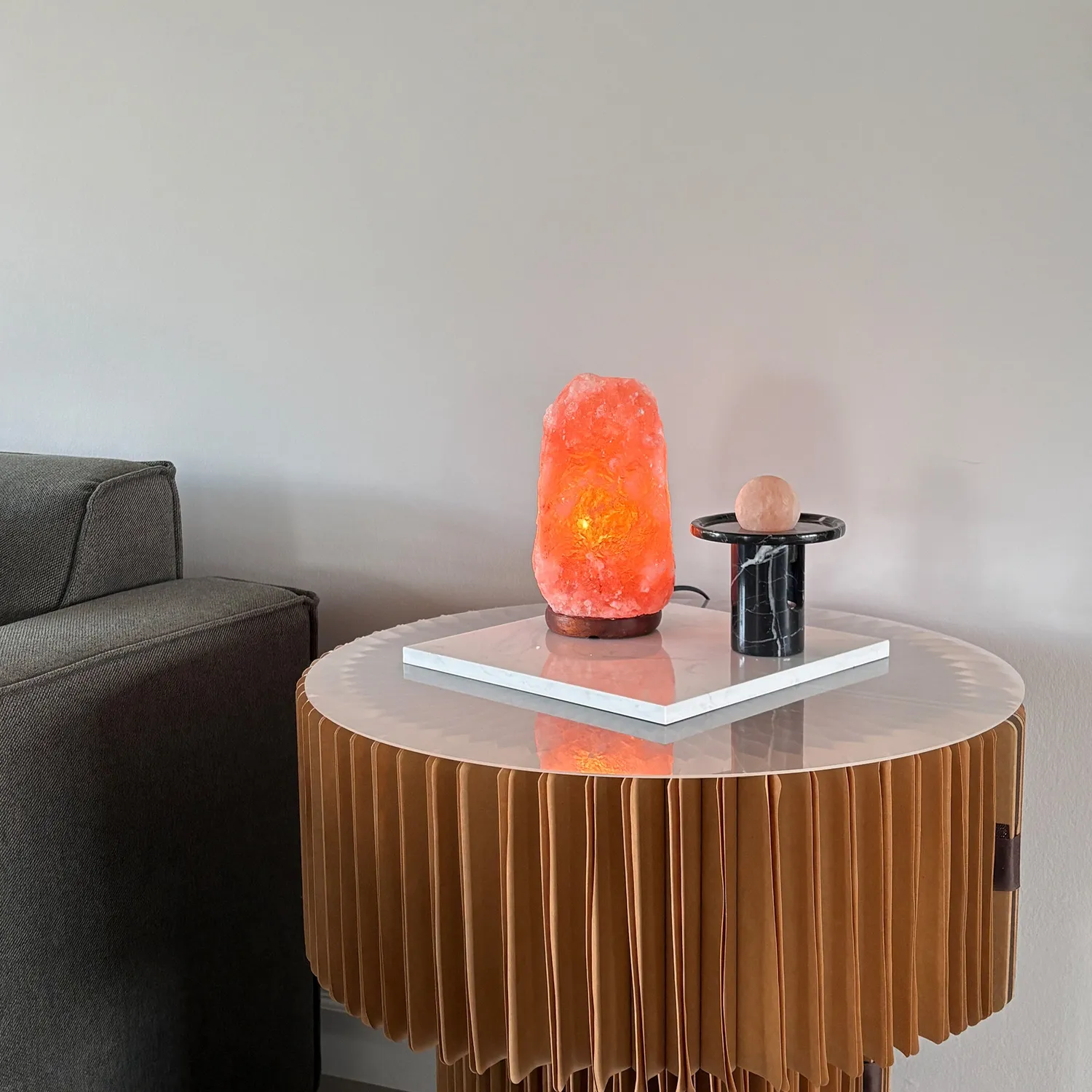 COOHÉ Himalayan Salt Lamp saltlampa 3–4 kg varmt ljus