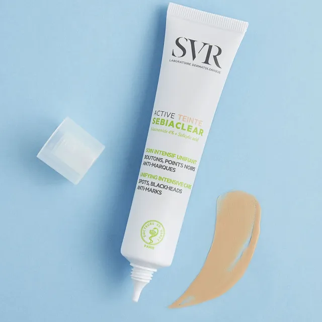 SVR Sebiaclear Active Teinté tonad kräm 40ml finnar