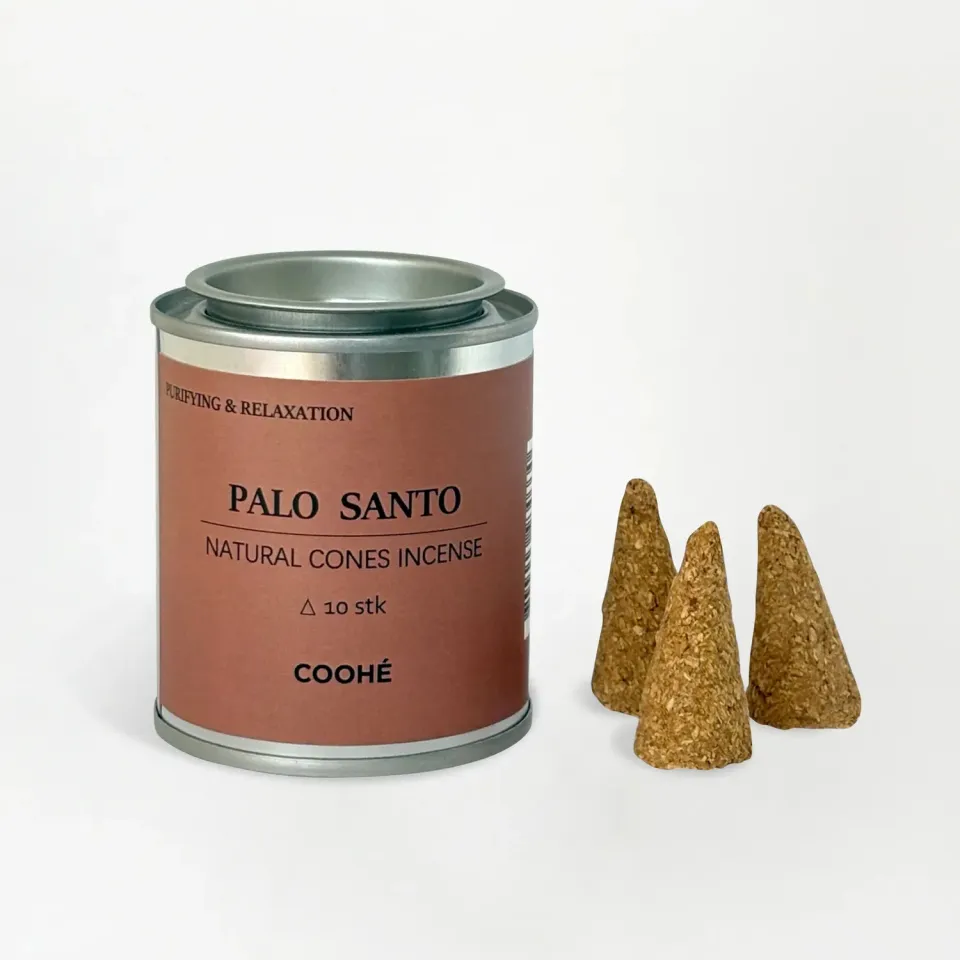 COOHÉ Ritual rökelsekoner palo santo ceder vit salvia
