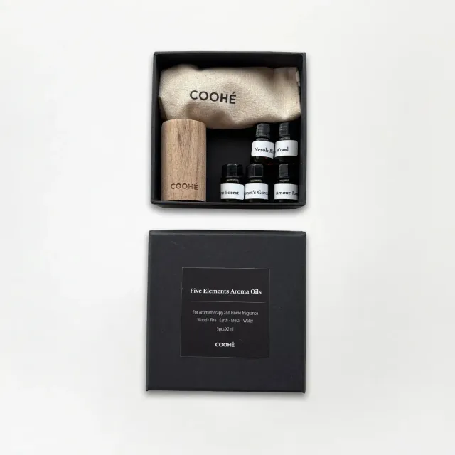COOHÉ Five Elements Aroma Oil Kit doftoljeset 5-pack