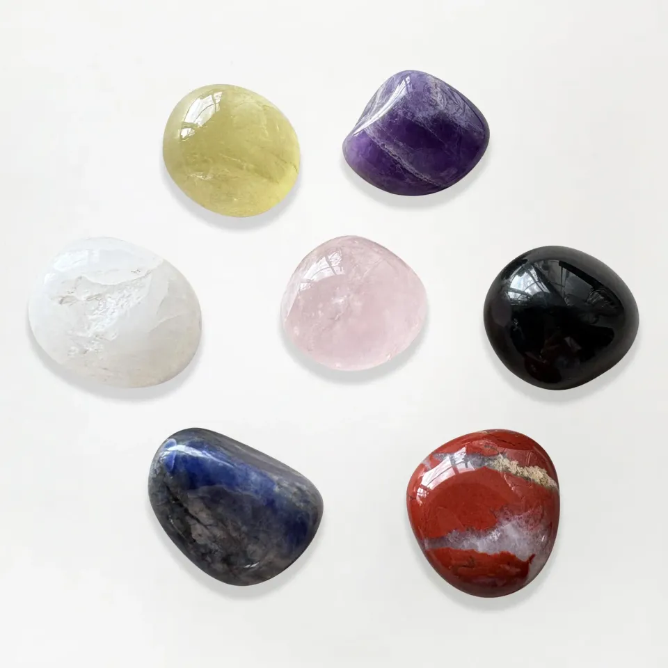 COOHÉ 7 Chakra Stone Kit kristallset 7 stenar balans
