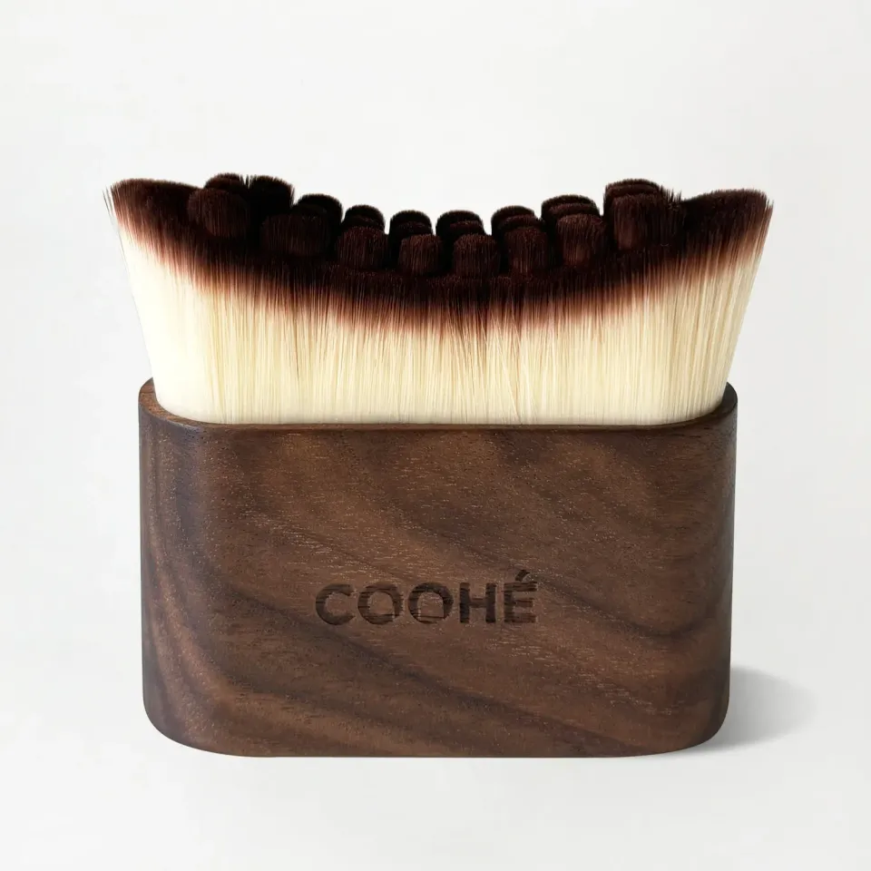 COOHÉ Face Dry Brush ansiktsborste valnöt