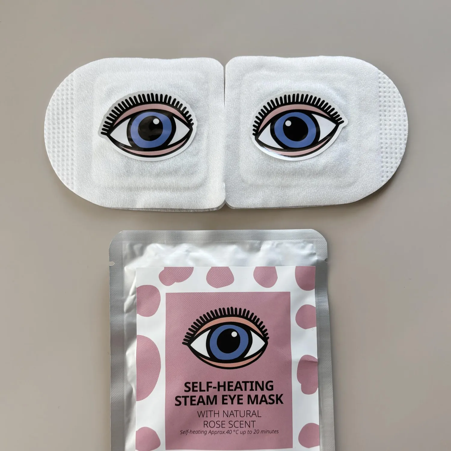 COOHÉ självvärmande ögonmask rosenolja 8-pack