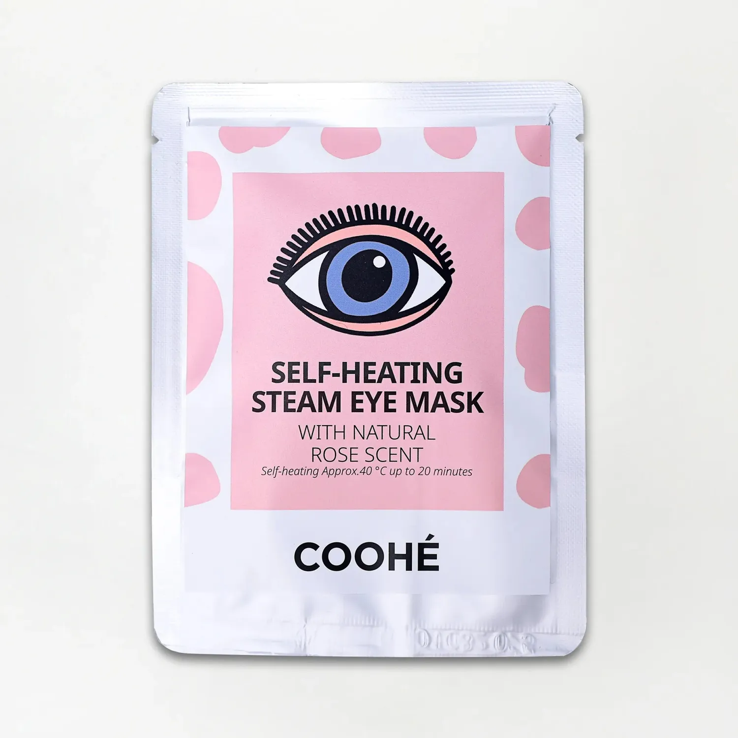 COOHÉ självvärmande ögonmask rosenolja 8-pack