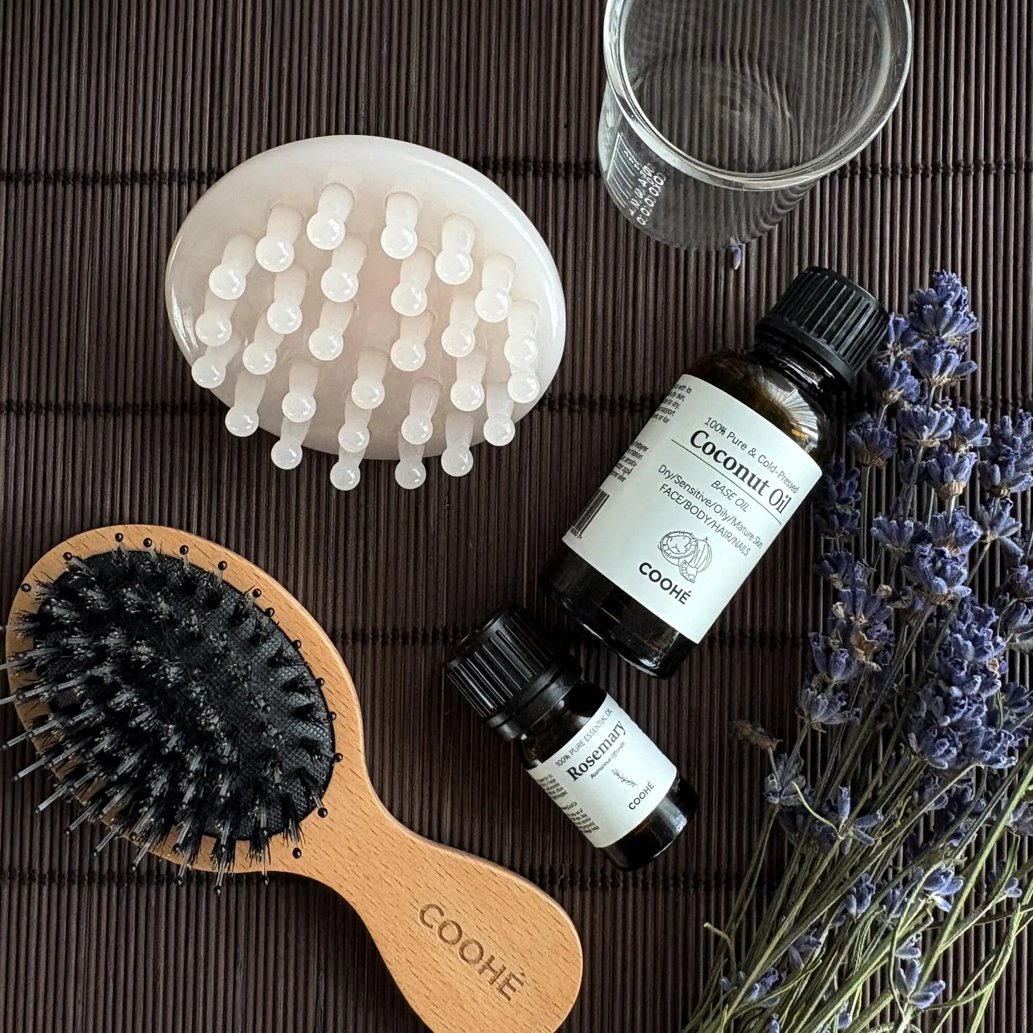 COOHÉ Meridian massageborste resin kropp