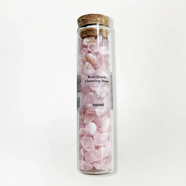 COOHÉ Rose Quartz Cleansing Stone rosenkvarts