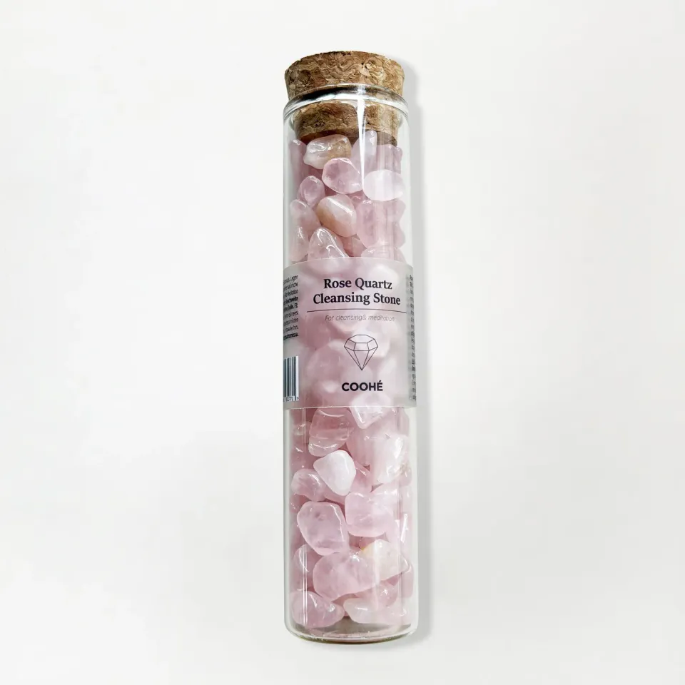 COOHÉ Rose Quartz Cleansing Stone rosenkvarts