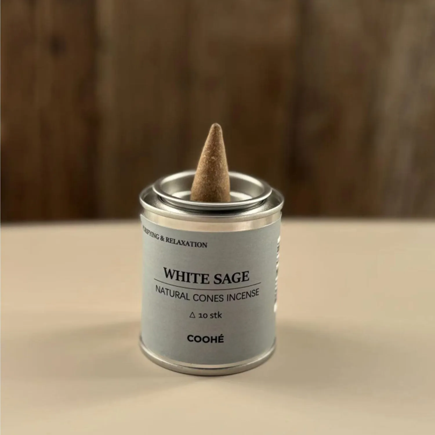 COOHÉ Ritual rökelsekoner palo santo ceder vit salvia