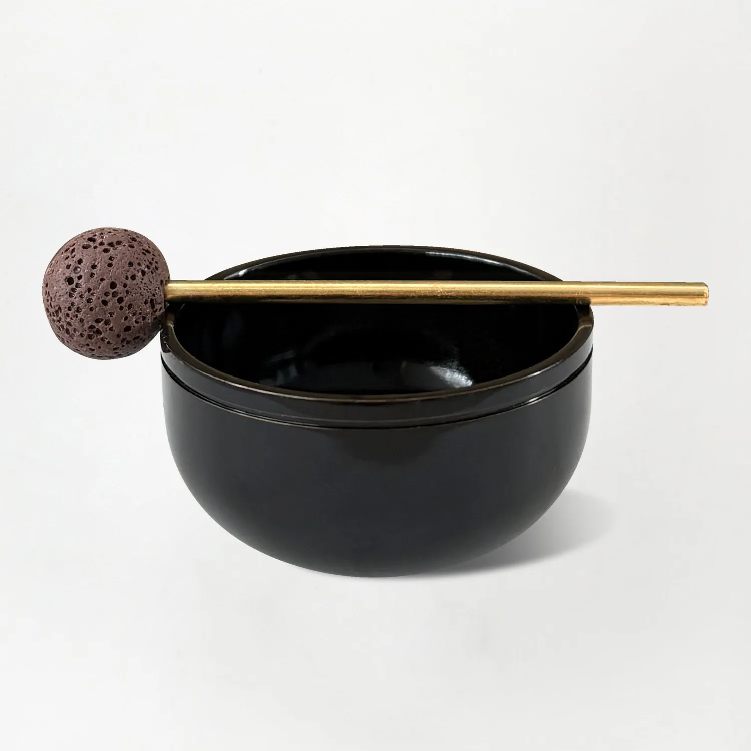 COOHÉ Tibetan Singing Bowl klangskål guld mässing