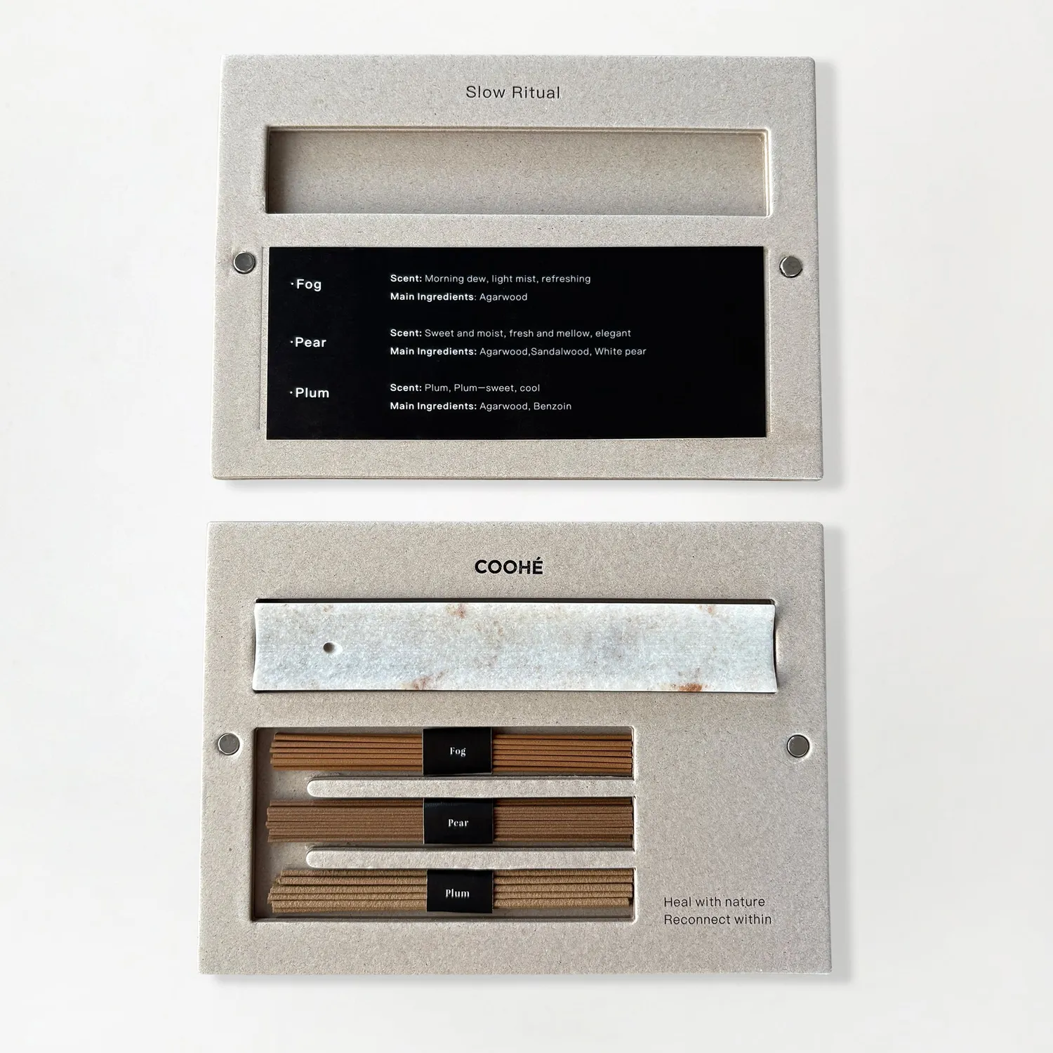 COOHÉ Slow Ritual Incense Stick rökelse LET GO set