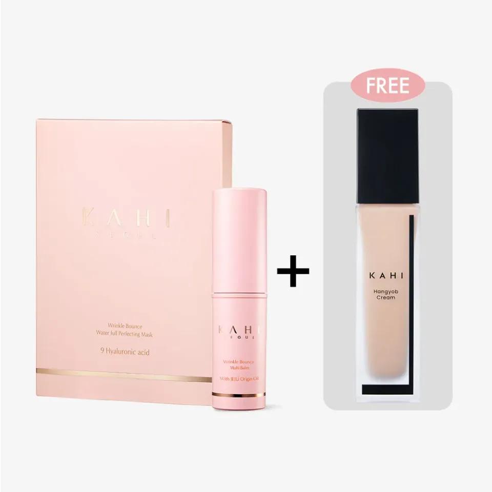 KAHI Multi Balm stift 2+1 set med ansiktsmask mild