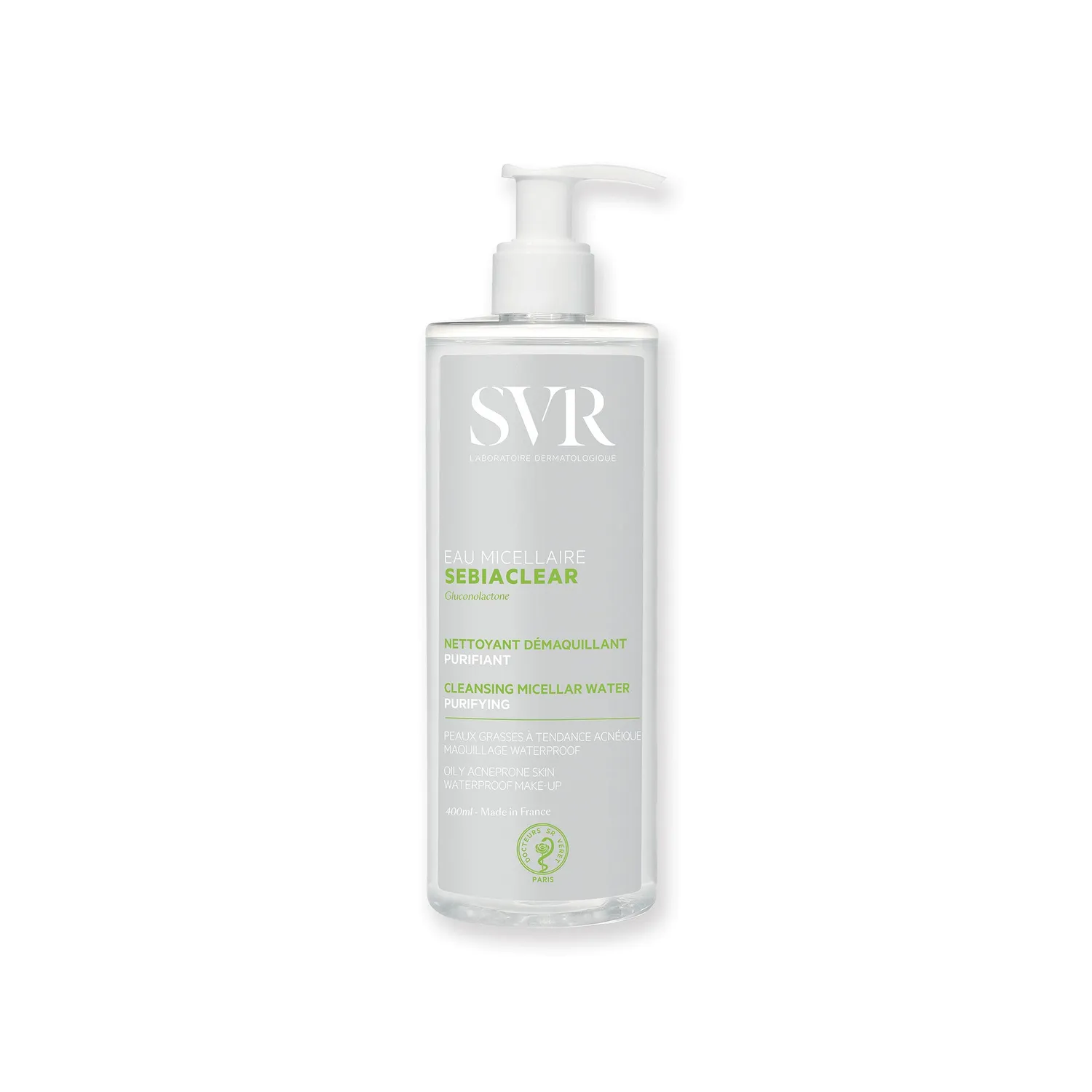 SVR Sebiaclear Eau Micellaire micellärvatten 400ml fet hy