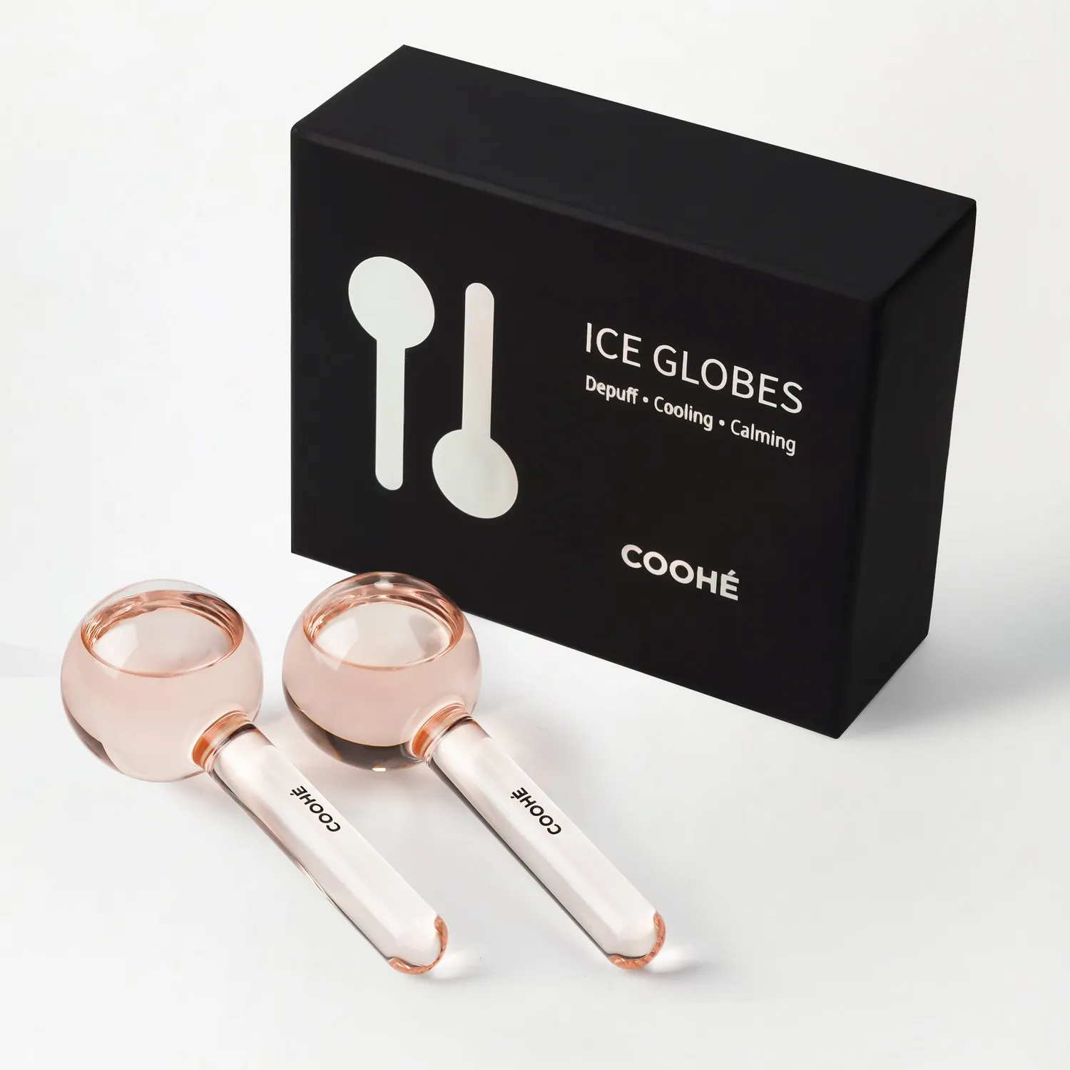 COOHÉ Ice Globes Cooling Massage kylglob borosilikatglas