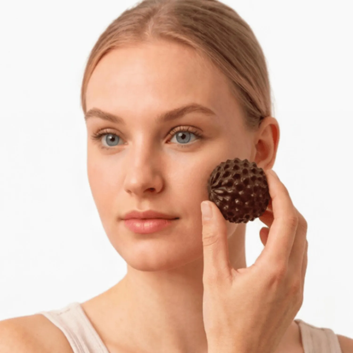 COOHÉ Lychee massageboll ansikte händer 2-pack