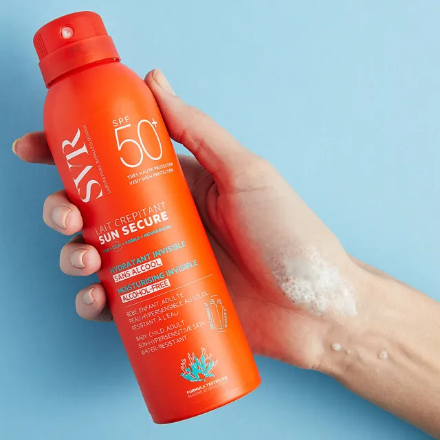 SVR Sun Secure Lait Crépitant solmjölk SPF50+ 200 ml barn