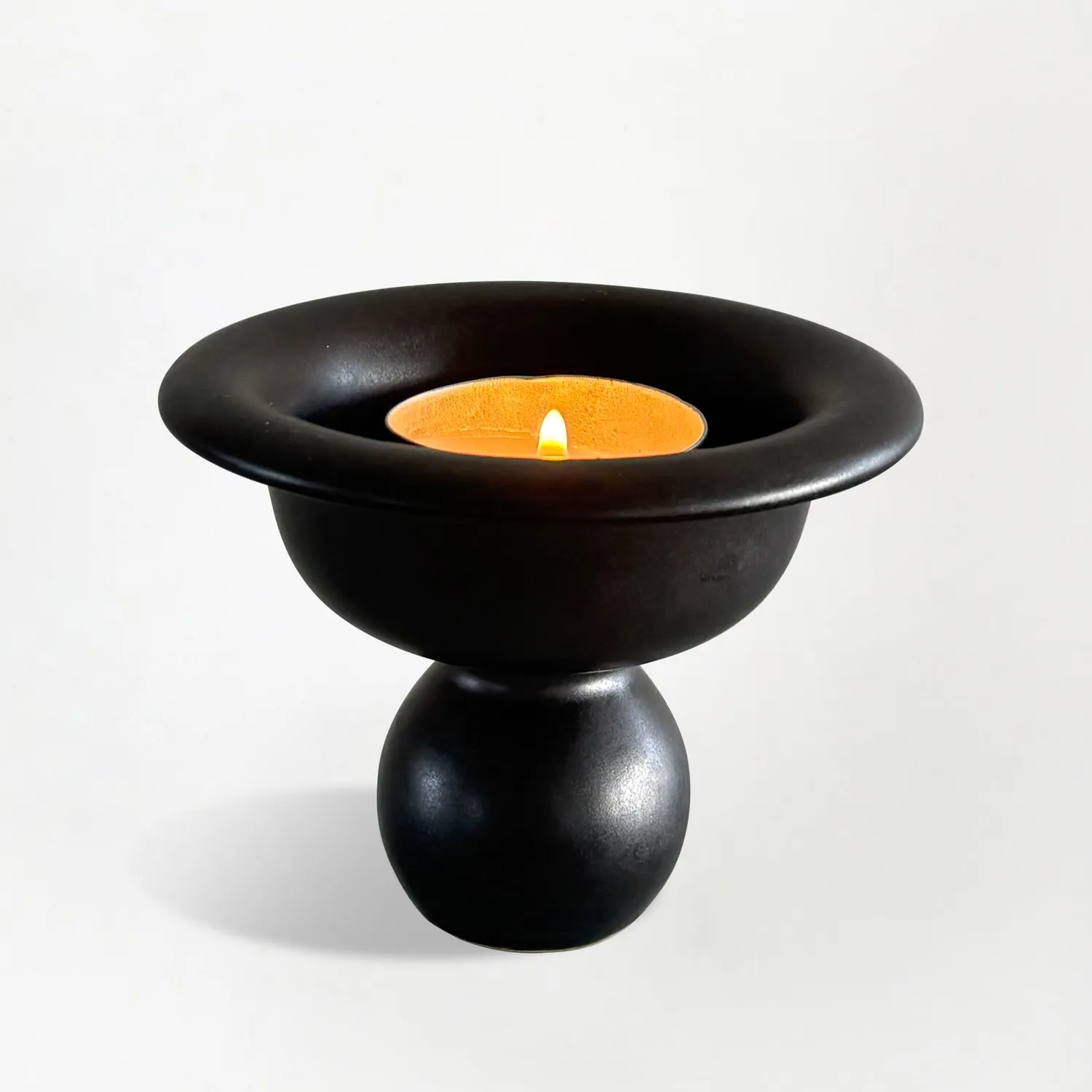 COOHÉ DOT rökelsehållare keramik vit/svart
