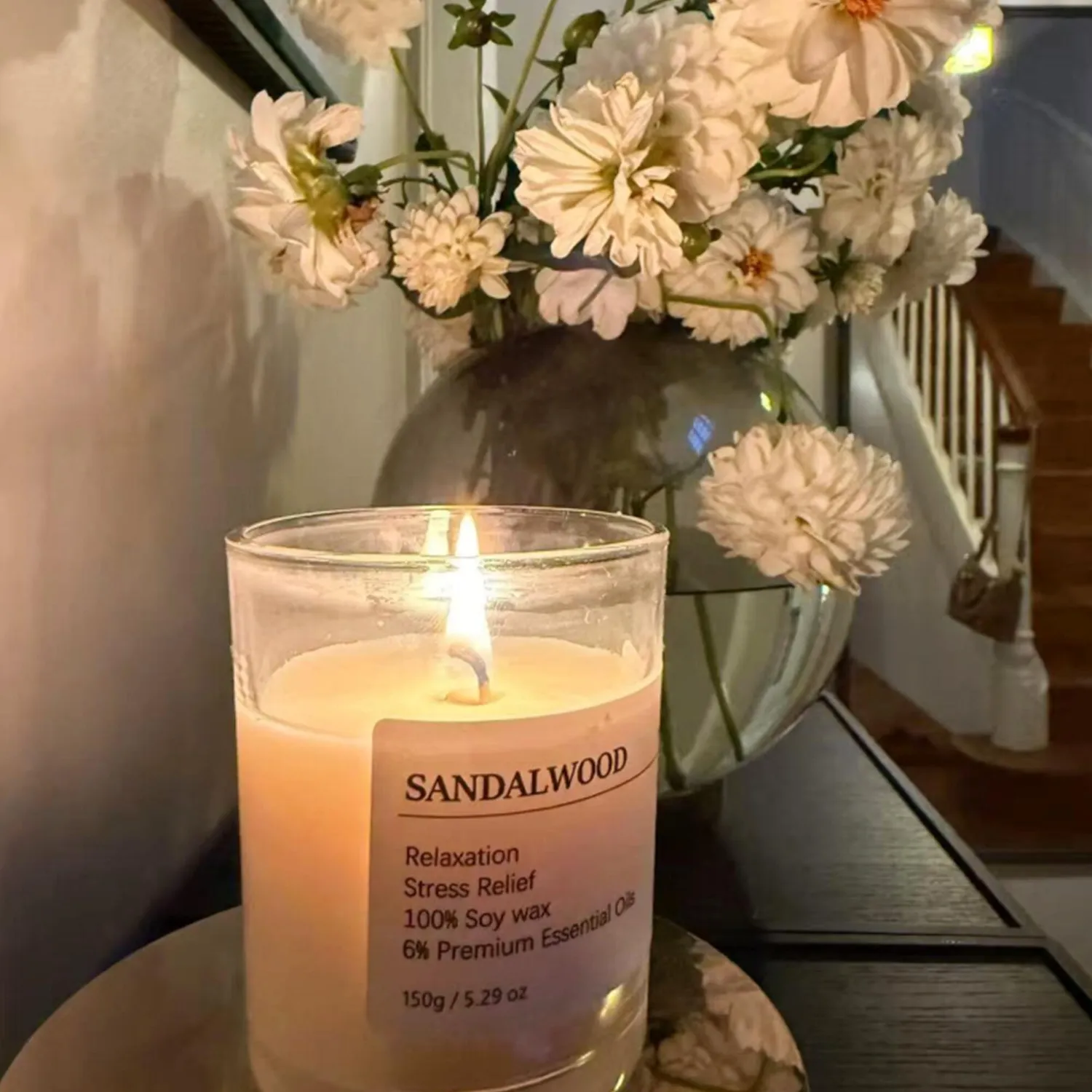 COOHÉ I'AM OK Sandalwood doftljus sojavax