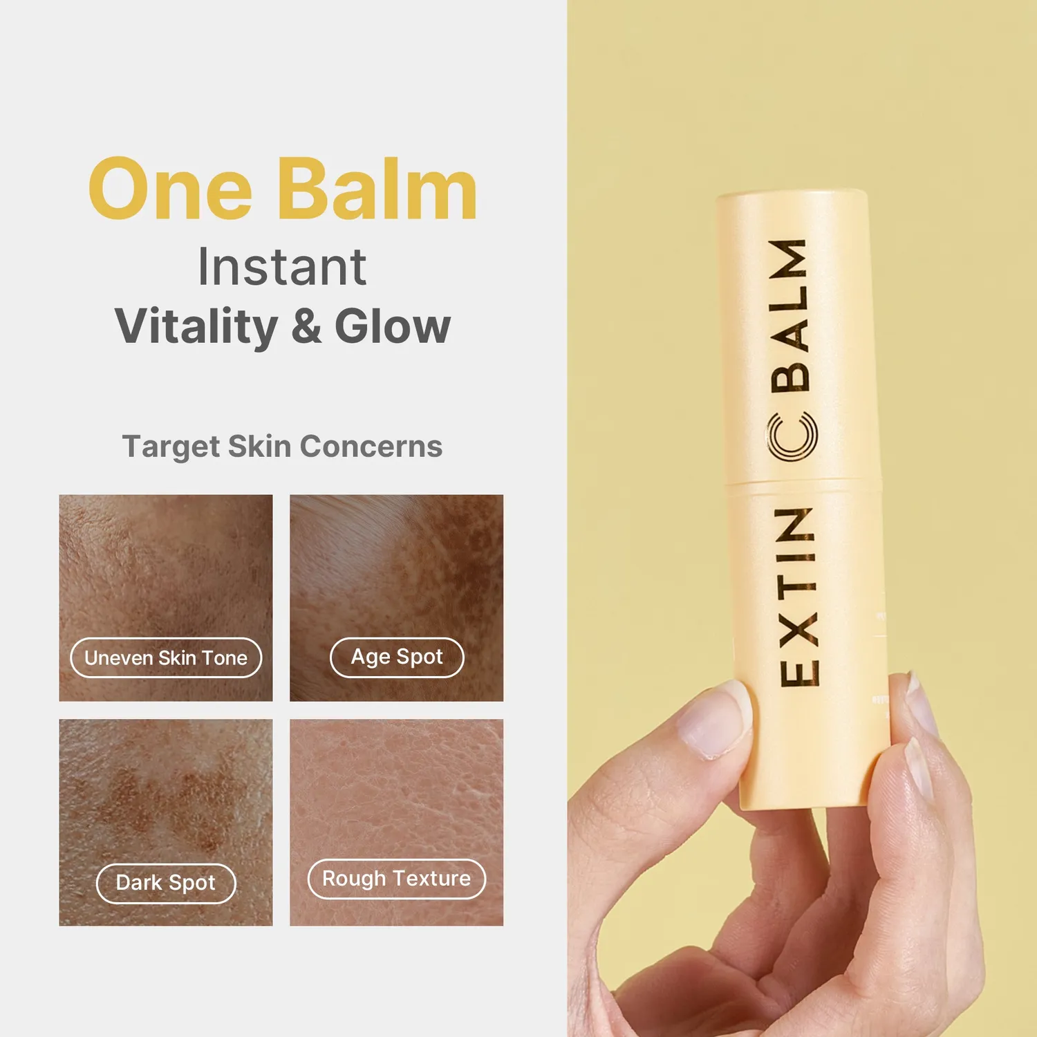 KAHI Extin C Balm Stick balsamstift C-vitamin lyster