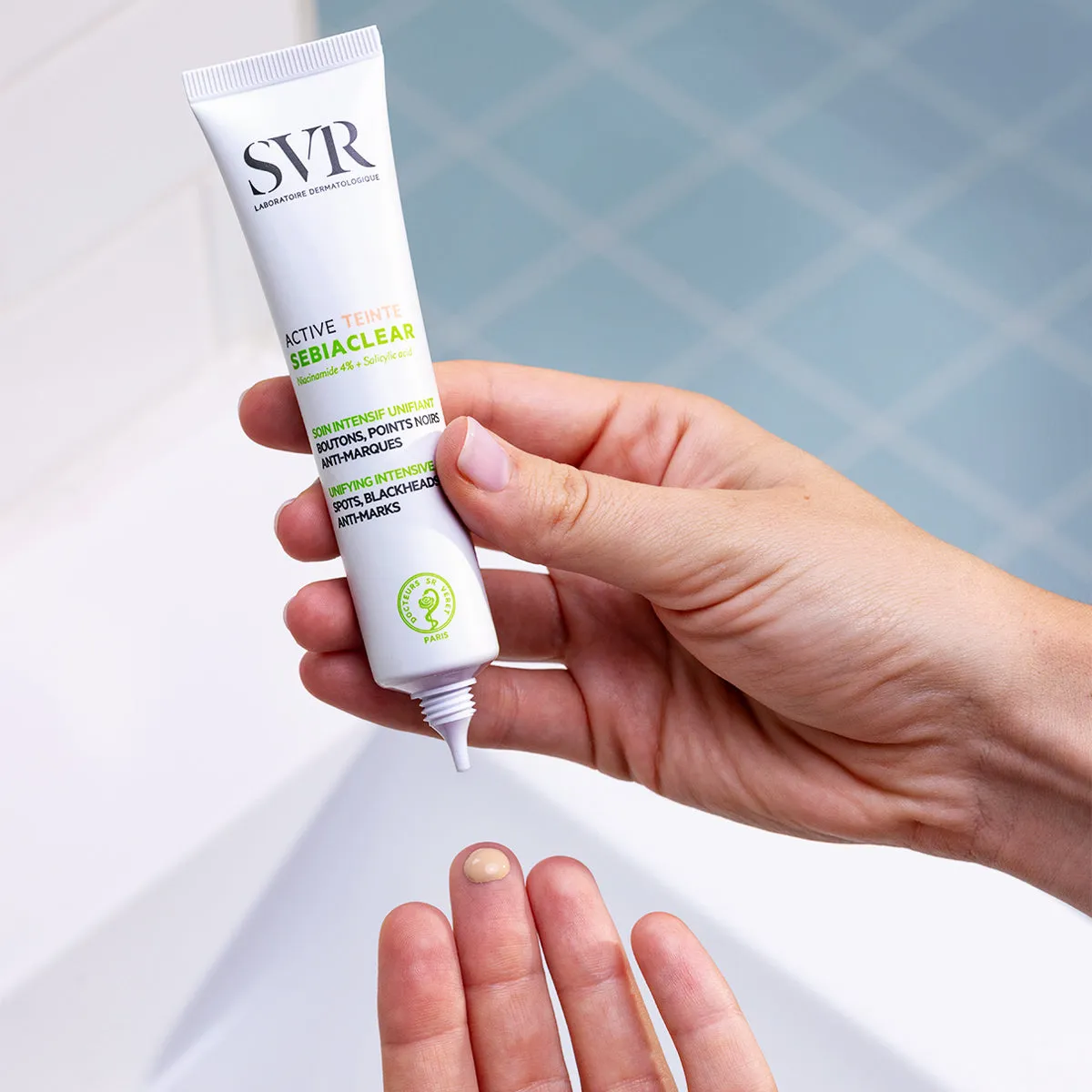 SVR Sebiaclear Active Teinté tonad kräm 40ml finnar
