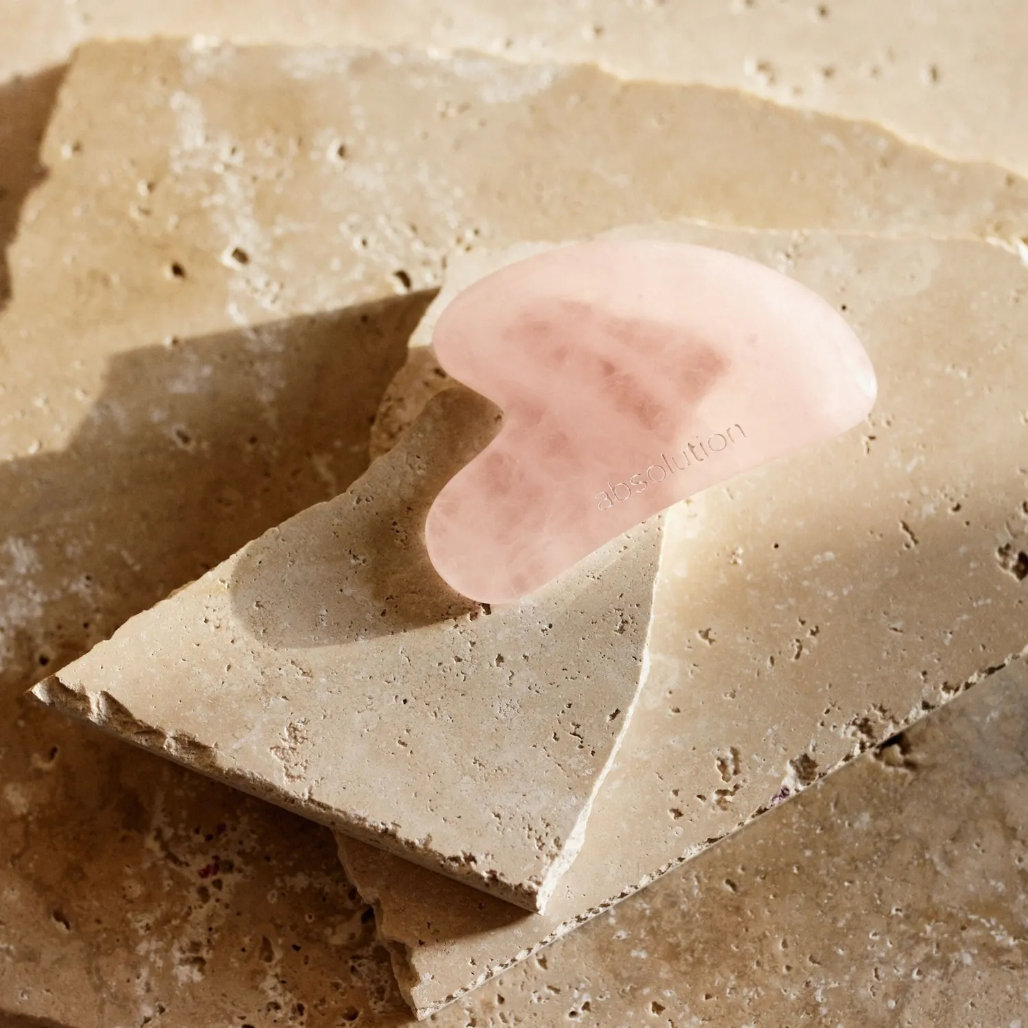 Absolution Le Gua Sha ansiktssten rosenkvarts