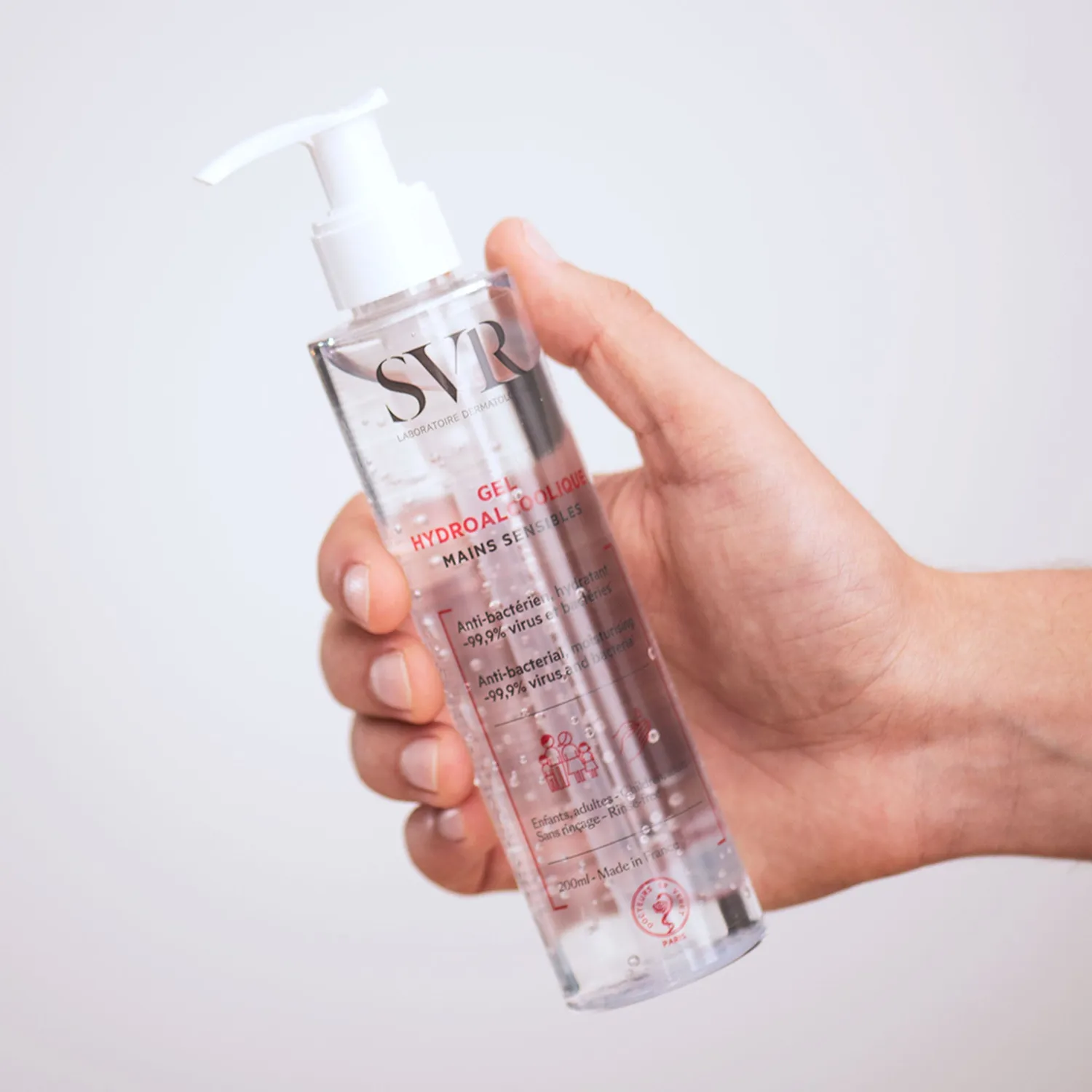 SVR Gel Hydroalcoolique handgel 200ml känsliga händer