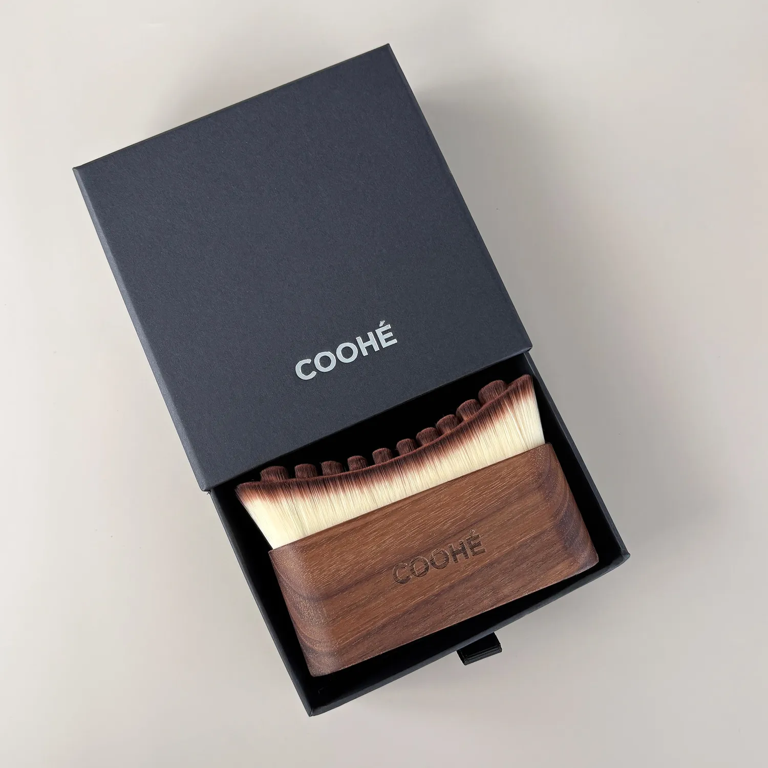 COOHÉ Body Dry Brush torrborste valnöt mjuk