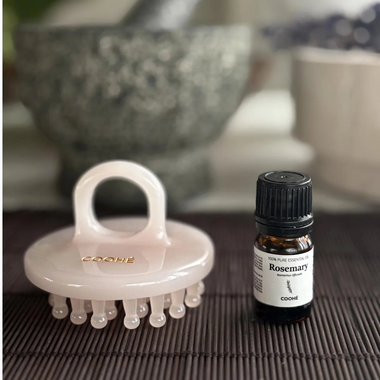 COOHÉ Meridian massageborste resin kropp