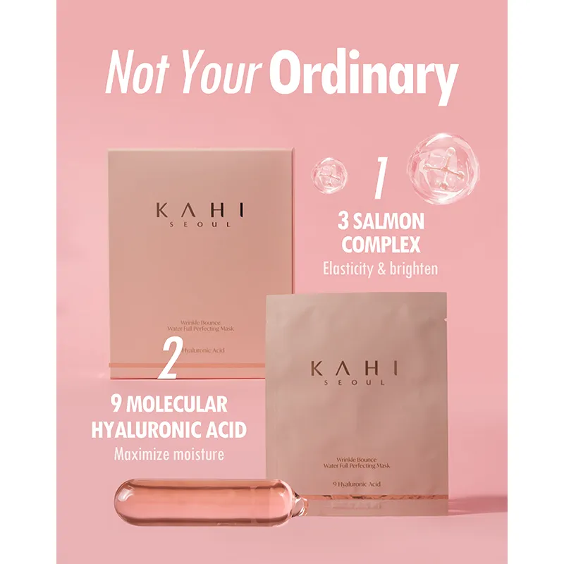 KAHI Water Full ansiktsmask 6-pack intensiv fukt glow