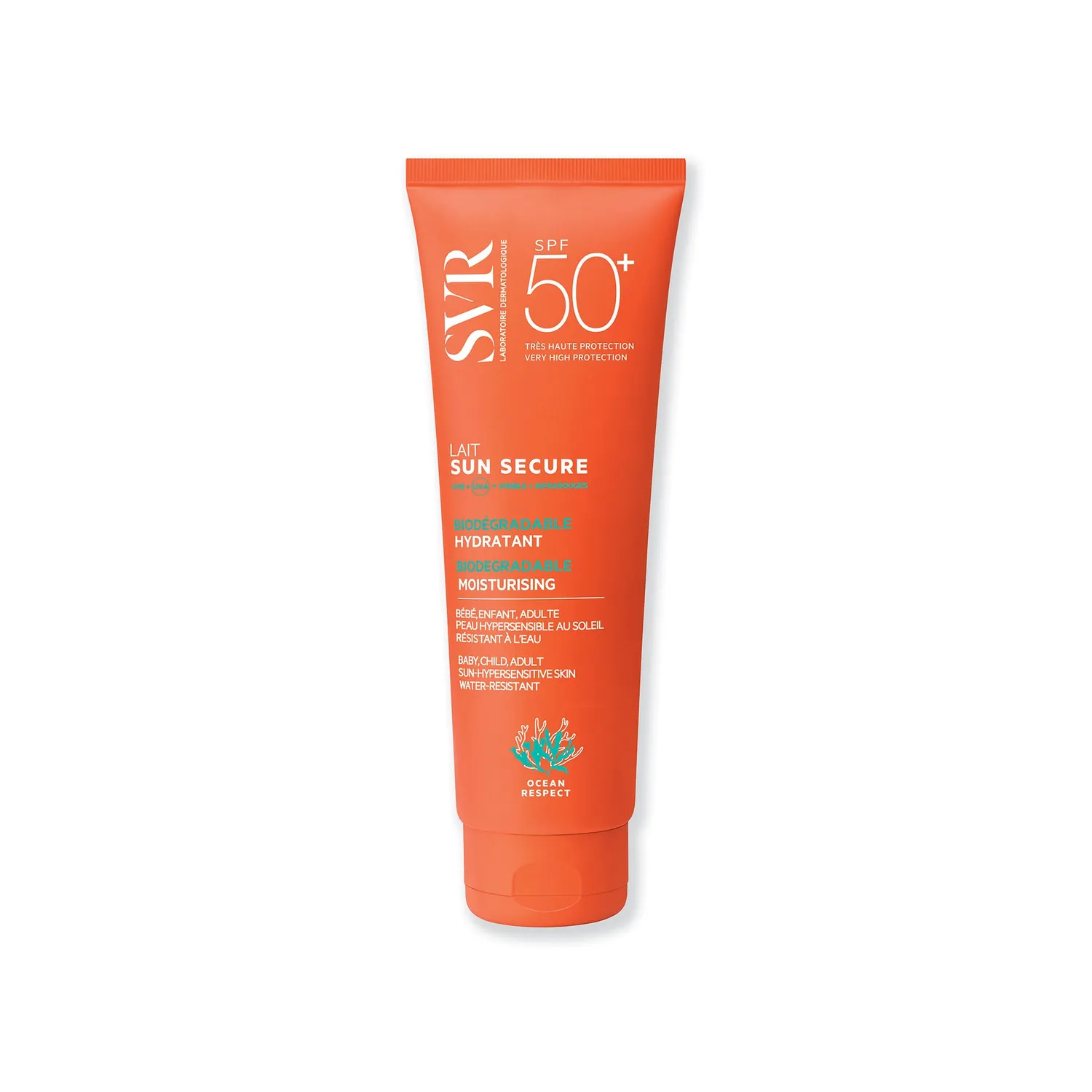 SVR Sun Secure Lait solmjölk SPF50+ 250 ml vattenfast