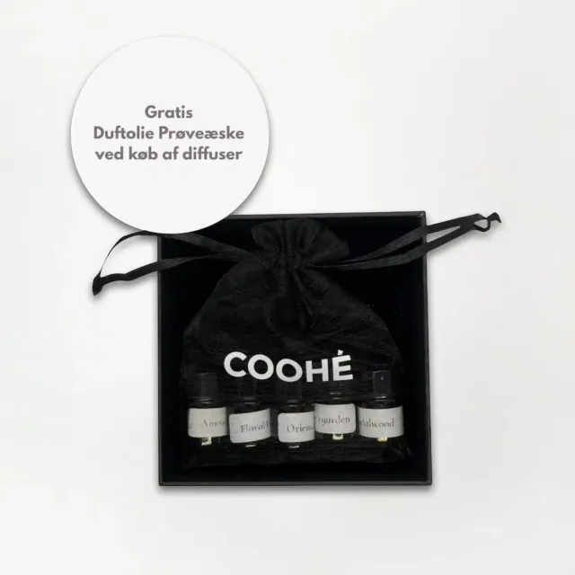 COOHÉ Prøveæske doftolja 5x2ml presentask