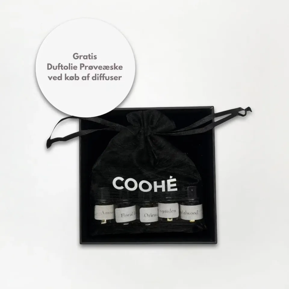 COOHÉ Prøveæske doftolja 5x2ml presentask