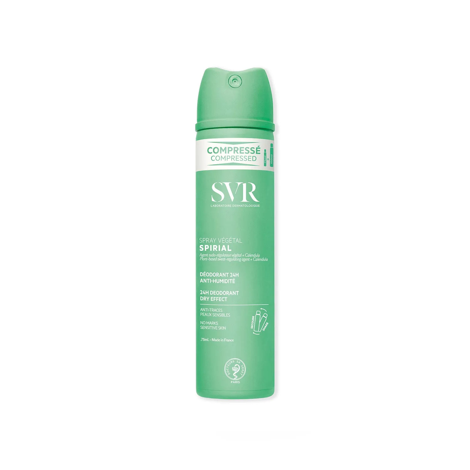 SVR Spirial Spray Vegetal deodorant 75ml
