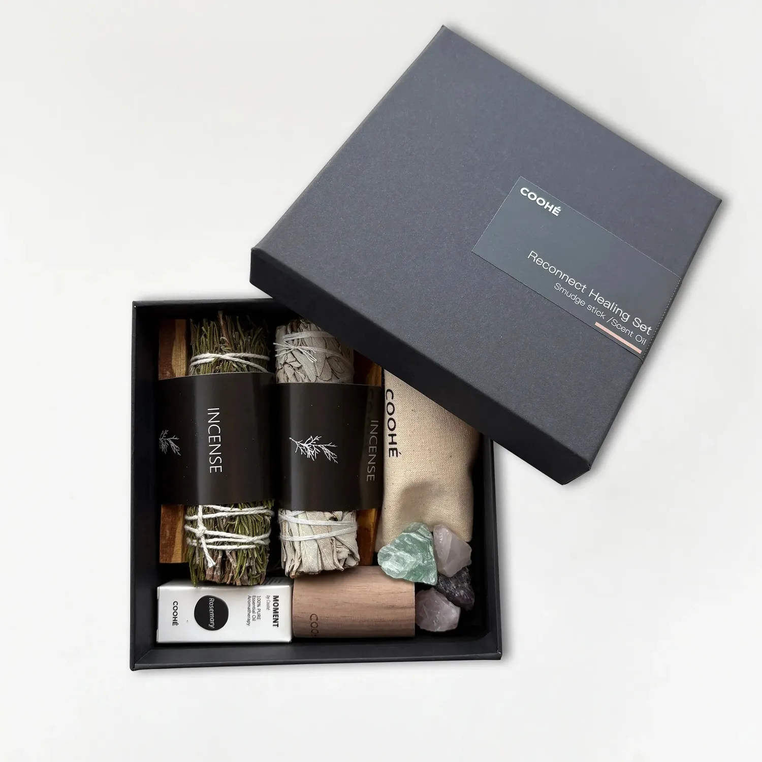 COOHÉ Reconnect Healing ritualsats rökelse presentask lugn