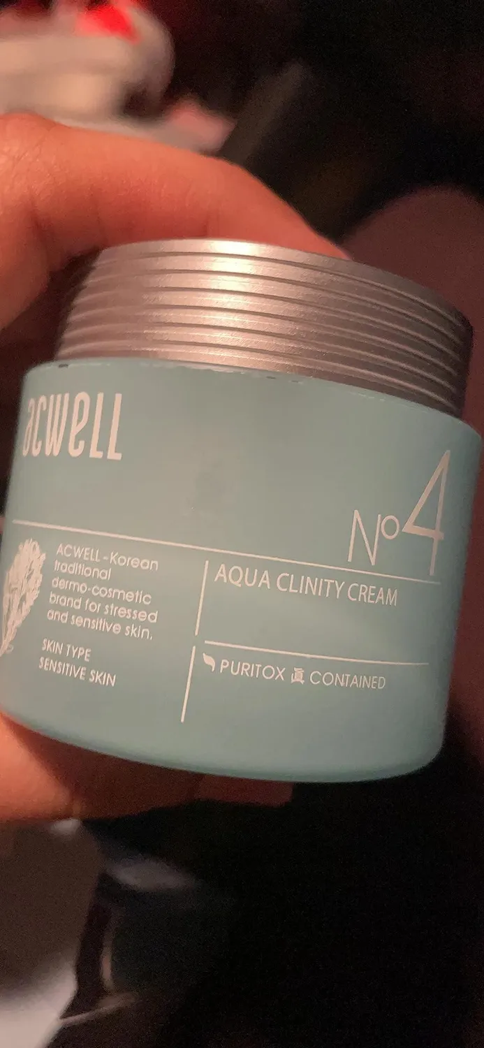 Acwell Real Aqua Balancing Cream gelkräm känslig hy