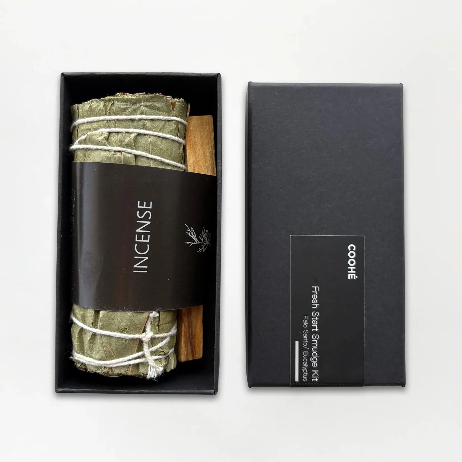 COOHÉ Fresh Start smudge kit eukalyptus palo santo