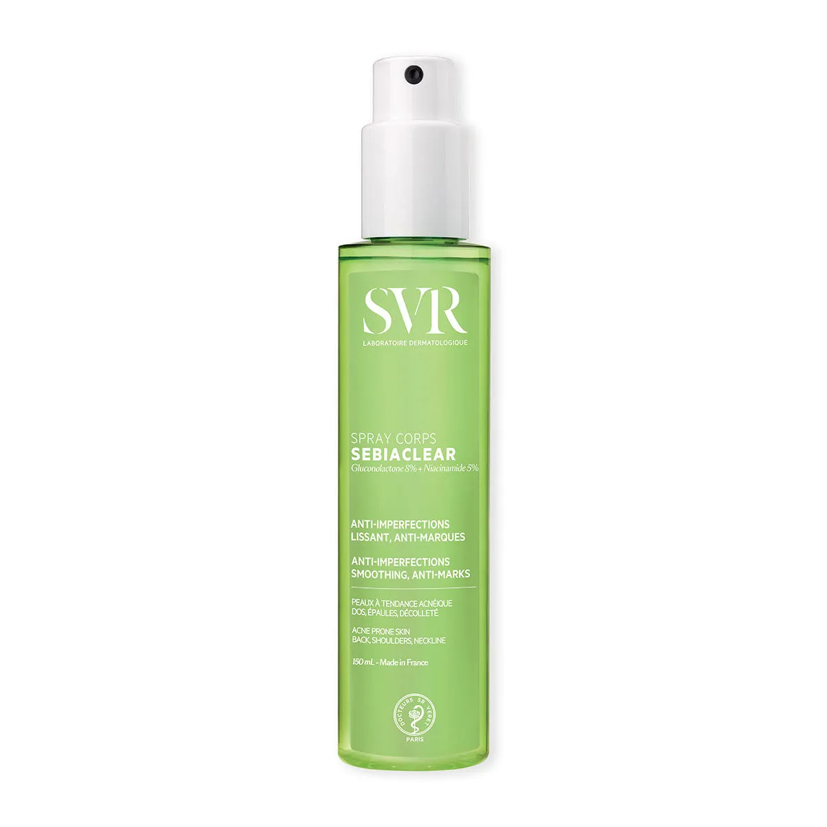 SVR Sebiaclear spray kropp 150 ml mot finnar