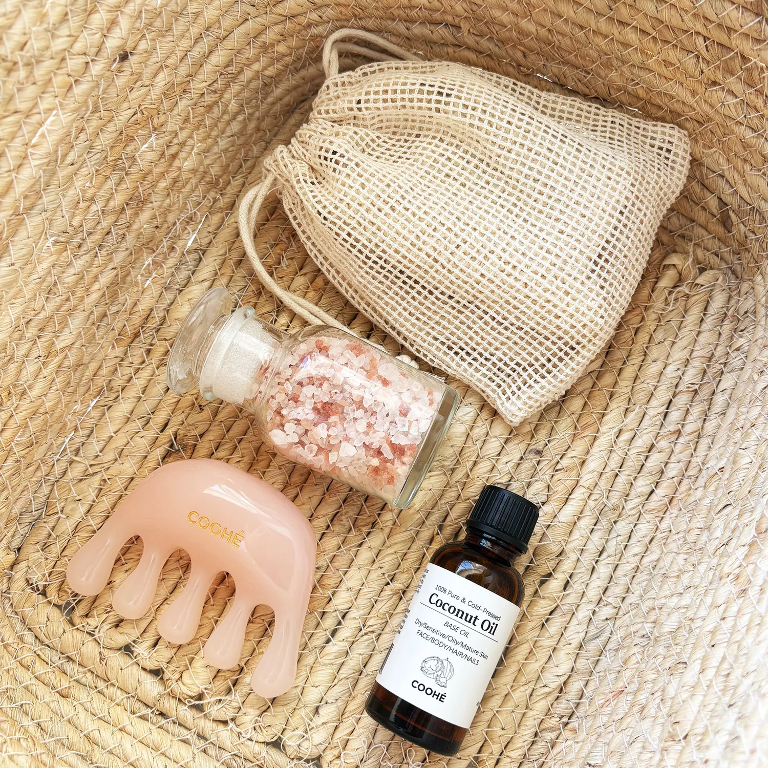 COOHÉ Acupoint massagekam hårbotten resin