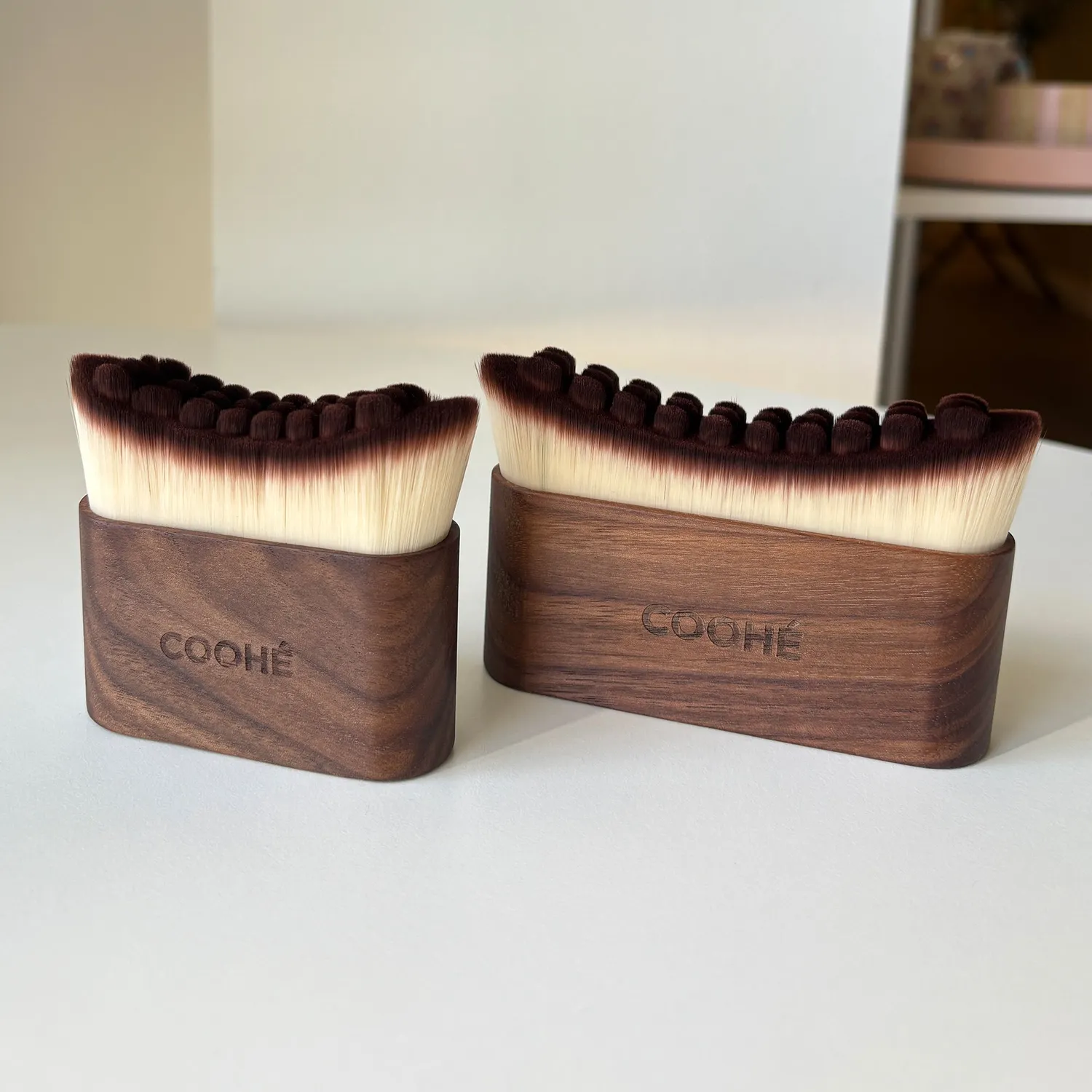 COOHÉ Body Dry Brush torrborste valnöt mjuk