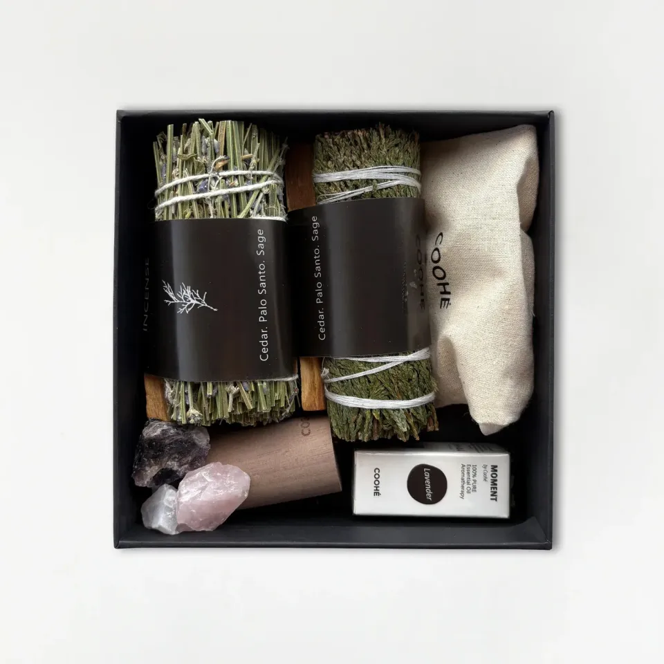 COOHÉ Calm Healing rökelseset presentkit lavendel