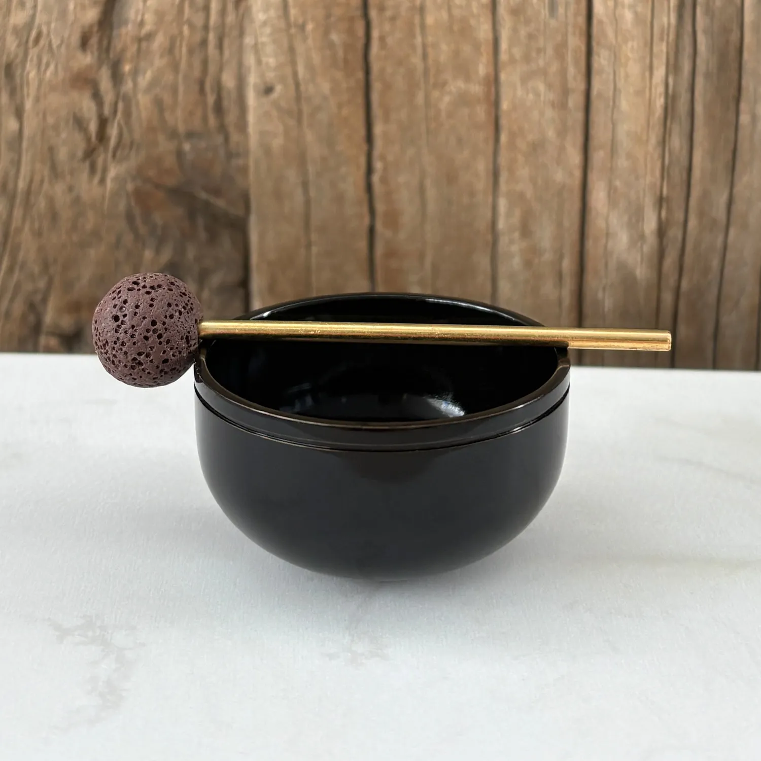 COOHÉ Tibetan Singing Bowl klangskål guld mässing