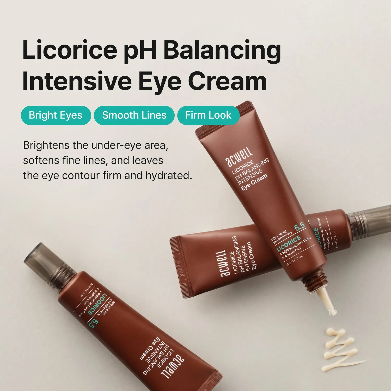 Acwell Licorice pH Balancing ögonkräm peptid