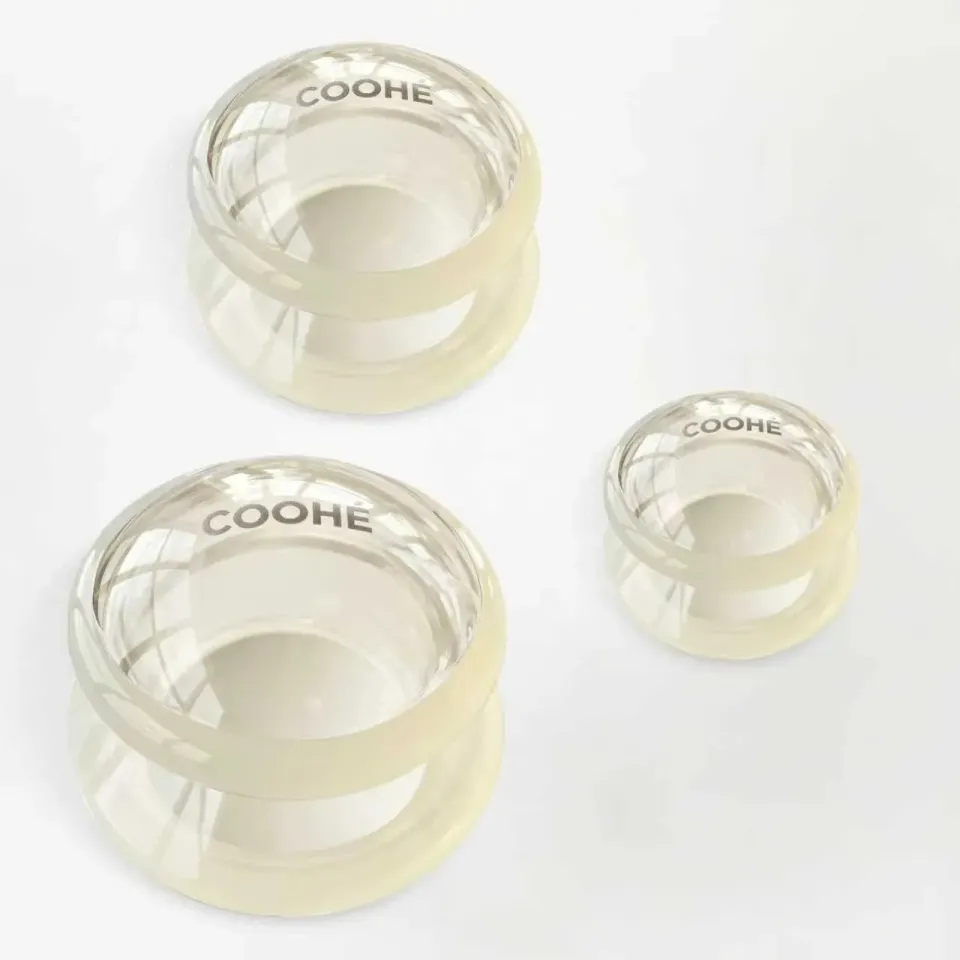 COOHÉ UFO vakuumkoppar set 3-pack silikon