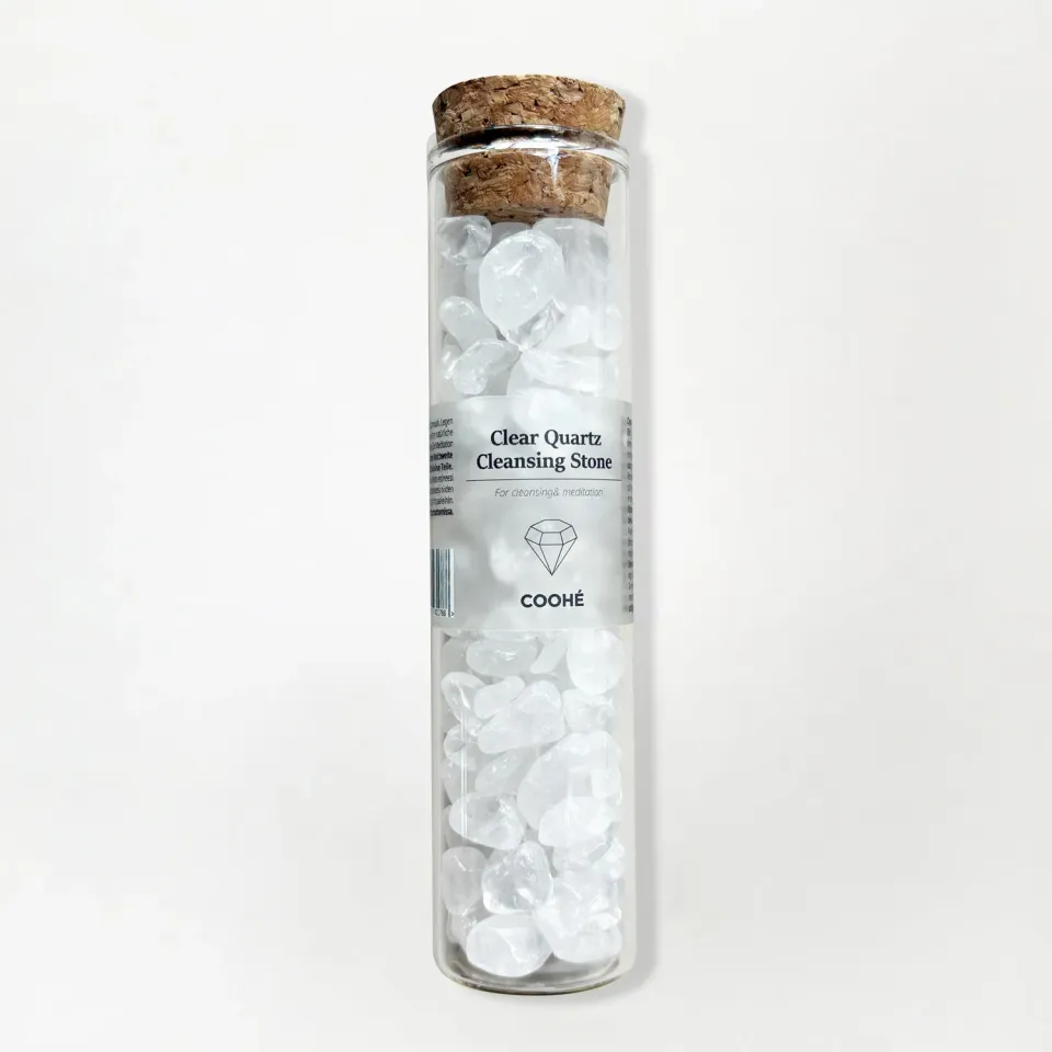 COOHÉ Clear Quartz rengöringssten bergkristall