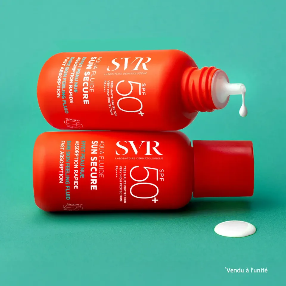 SVR Sun Secure Aqua Fluide solfluid SPF50+ 50 ml lätt