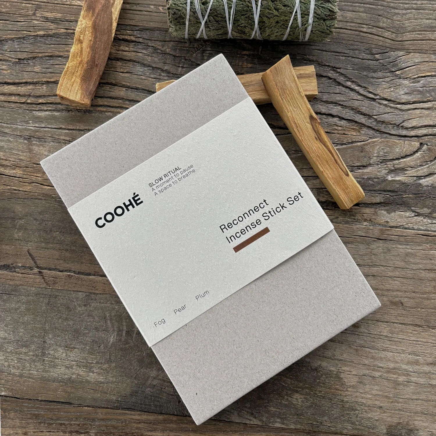 COOHÉ Slow Ritual Incense Stick rökelse LET GO set