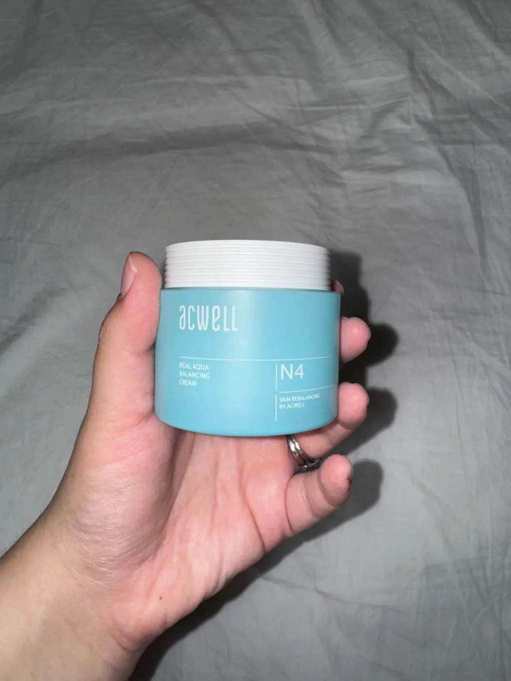 Acwell Real Aqua Balancing Cream gelkräm känslig hy
