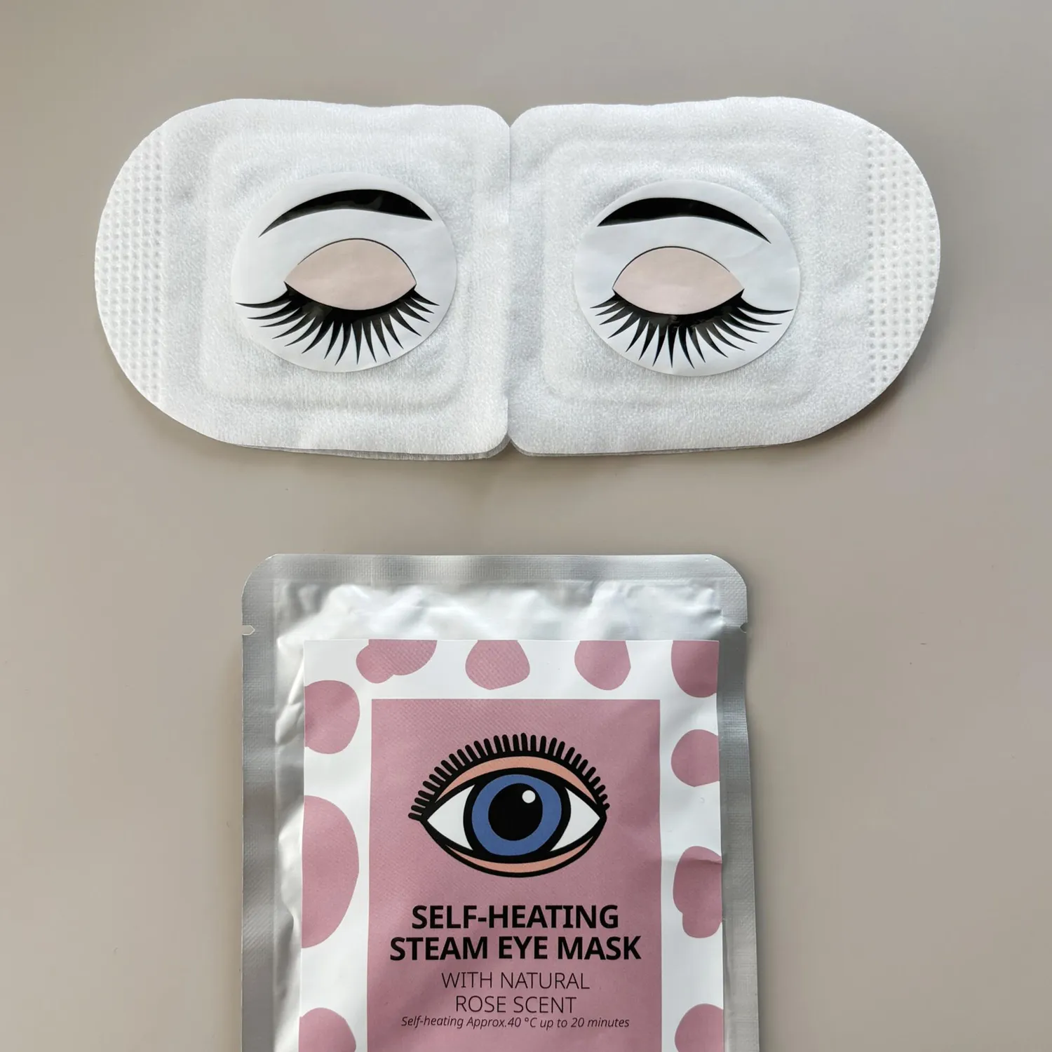 COOHÉ självvärmande ögonmask rosenolja 8-pack