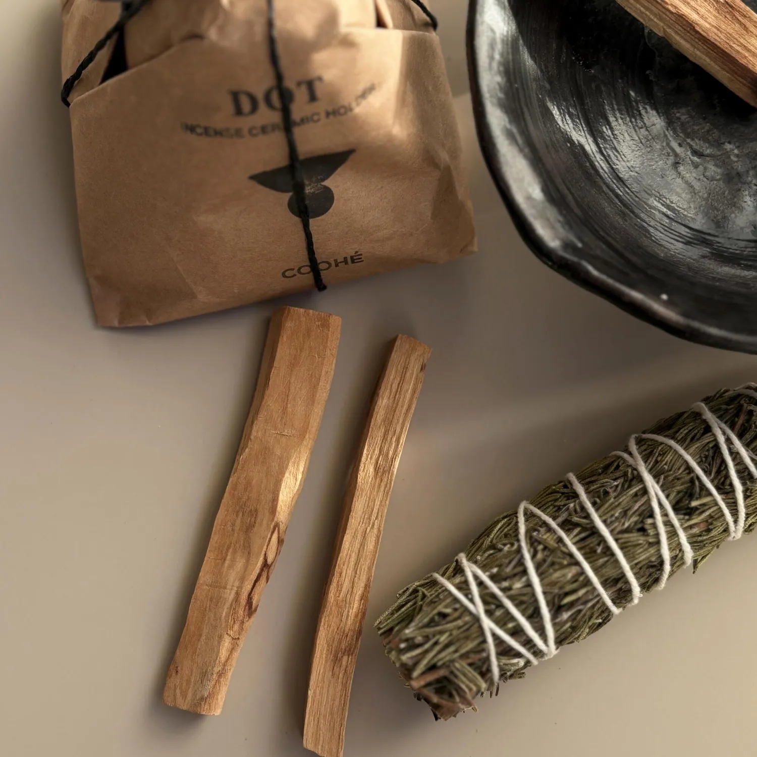 COOHÉ Renew Smudge Kit rosmarin palo santo